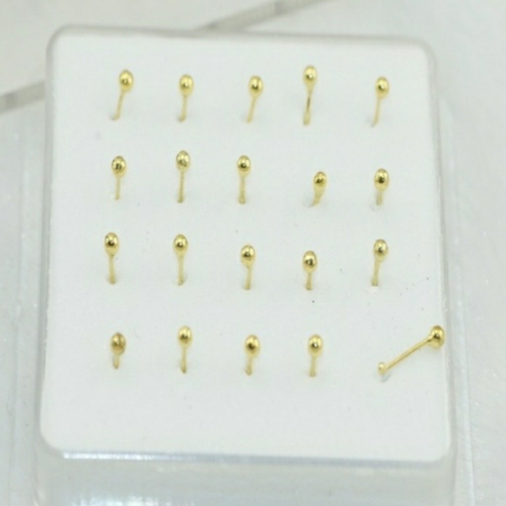 New 20 piece Antiallergenic Nose Studs
